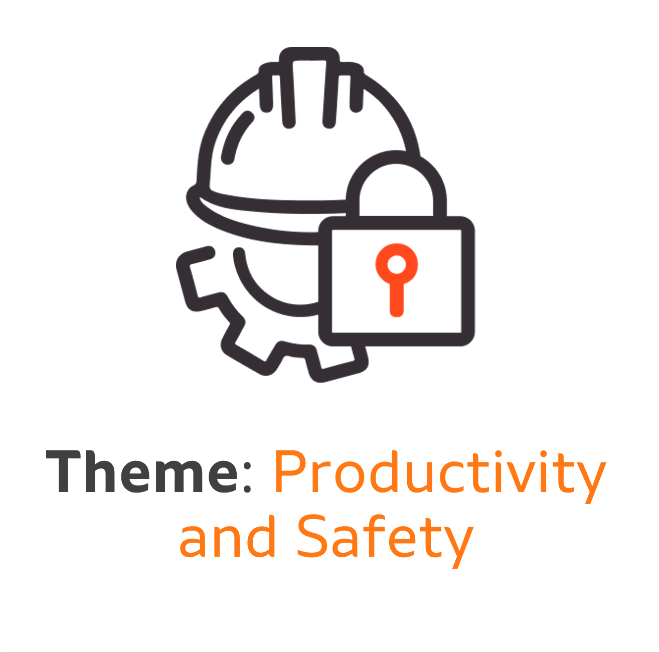 ícone produtividade e segurança